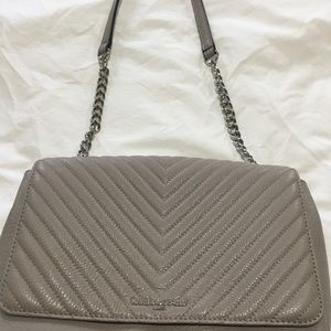 Karl Lagerfeld Quilted Leather Handbag
